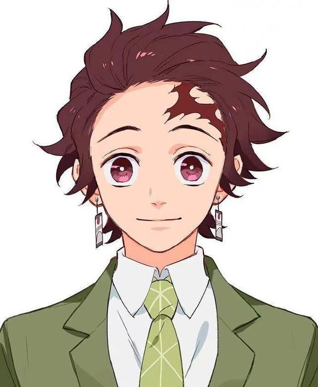 我妻善逸|当鬼灭之刃角色拍起证件照,伊之助搞笑担当,最后一张画风不太对