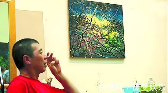 绘画&冯小刚的油画水平真不错:不输专业的画家,笔下充满着故事