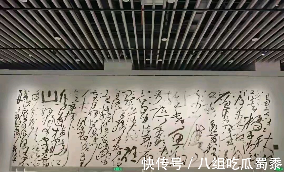 涂鸦$他们四位能代表当代狂草的最高水平吗?网友评价:像小孩涂鸦!