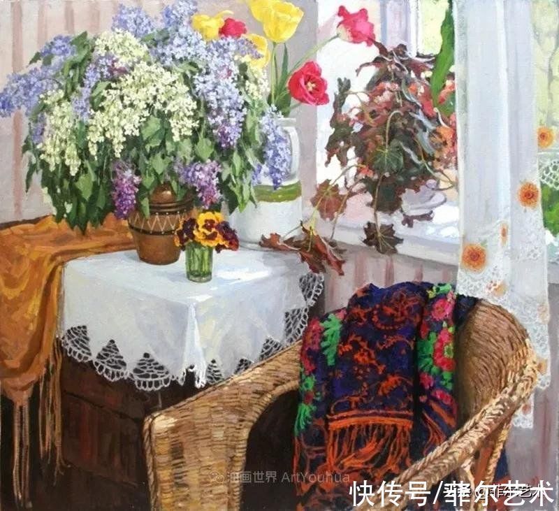 超写实$俄罗斯具象画家叶夫根尼·穆科夫宁超写实油画作品欣赏