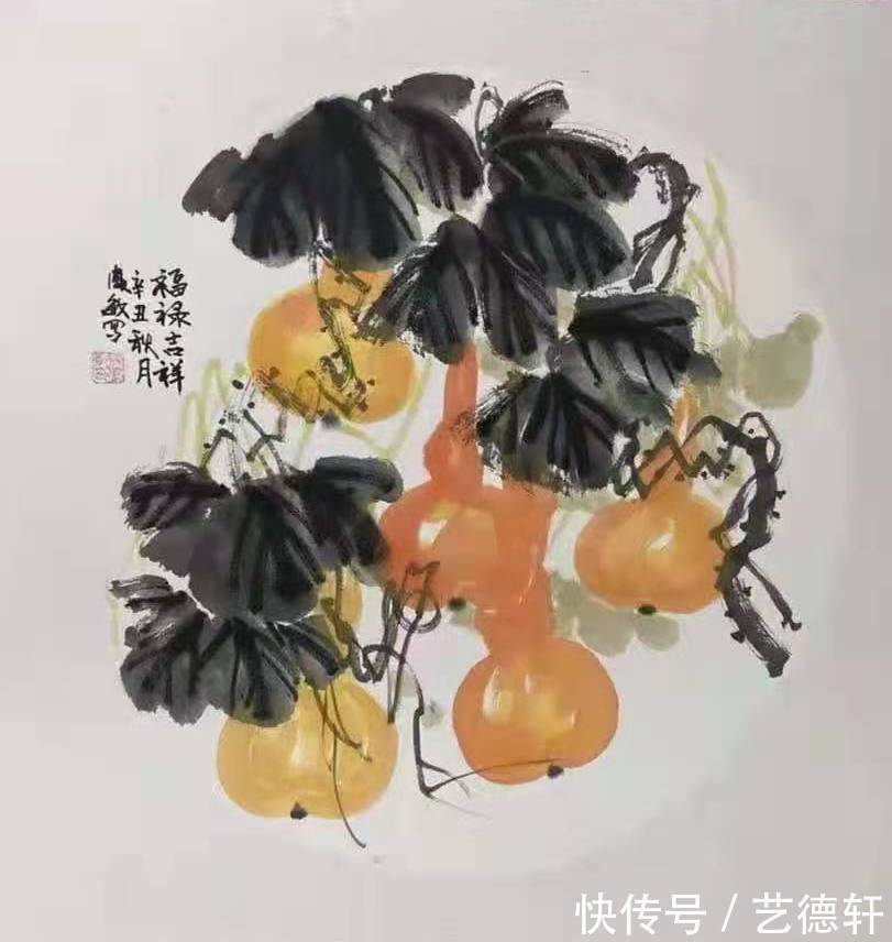 翰墨香|【中秋翰墨香，国庆颂华章】——书画家杨凤敏女士作品微展