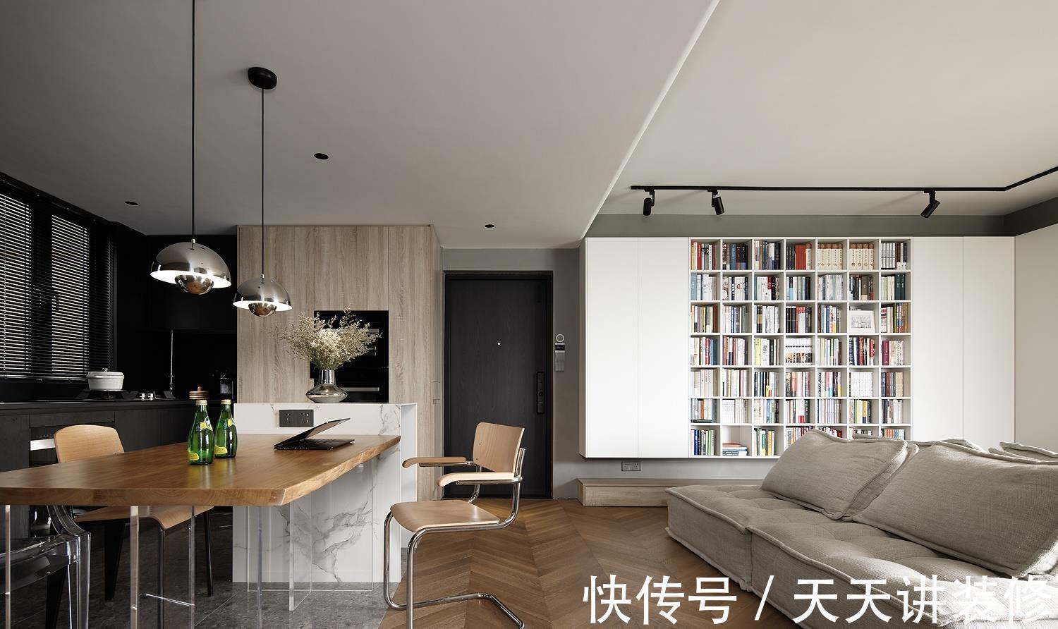 书籍|你知道客厅书架墙吗?装修设计的满满文艺感,书籍惊艳时光