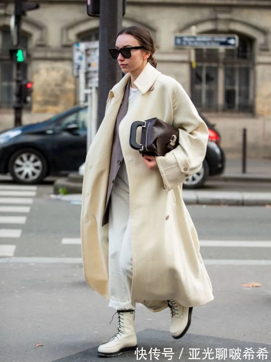 直筒裤 九分裤+短靴=入冬最潮搭配套路,显瘦显高帅翻天!