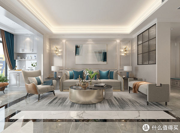 主卧室|发现一户很好看的混搭风，真的很有品味，入户就很惊艳，时尚精致