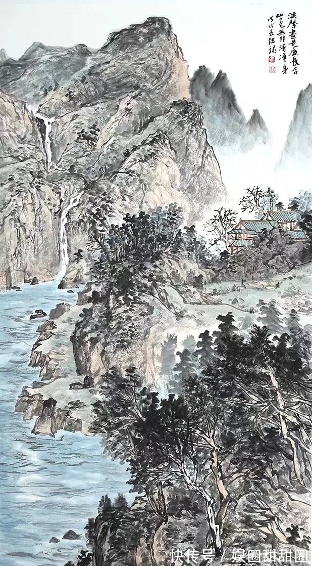 幅幅|李德禄山水画作品集,幅幅都美不胜收、气势磅礴