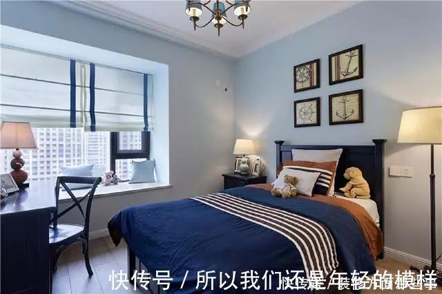 简美式|简美式三室两厅,客厅厨房餐厅呈开放式，全屋时尚、敞亮、大气!