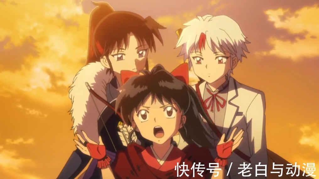 朔月|半妖的夜叉姬：犬夜叉戈薇与女儿相见，画面感人，诸叶哭了