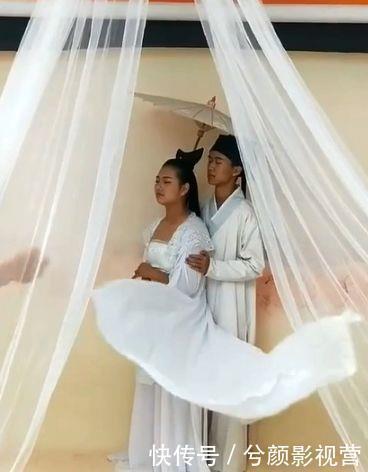 新人拍摄古风婚纱照,原片像是新白娘子传奇精修图后惊掉下巴