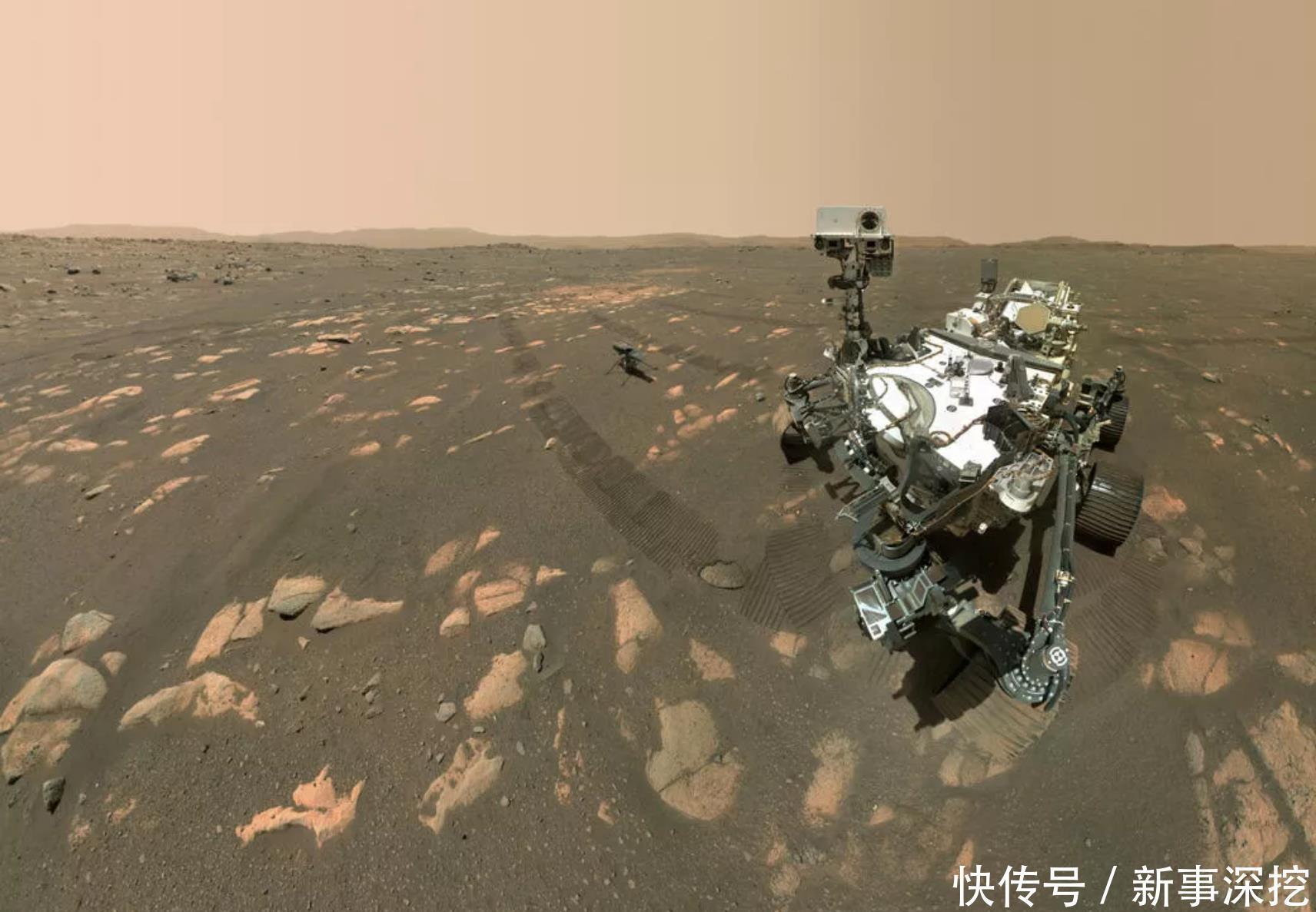 太阳翼 3亿公里外,祝融号传回火星照片,火星车太阳翼、天线清晰可见!