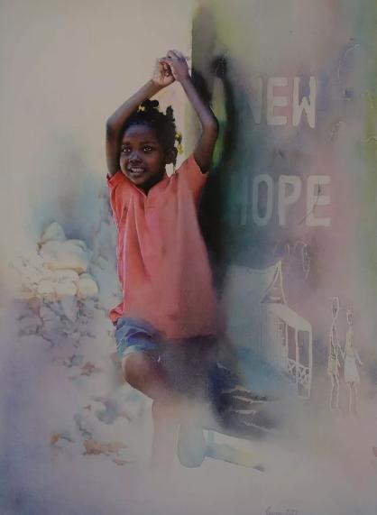 非洲#异域奇境、恍如隔世,艺术家迪兰·斯科特·皮尔斯的水彩画