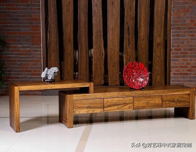 家具|一屋子新中式榆木家具，这种充满岁月沉淀的美，简直太震撼了
