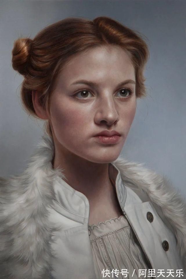 刘易斯&她笔下的时尚女性肖像,唯美动人!绝对是写实爱好者学习的榜样