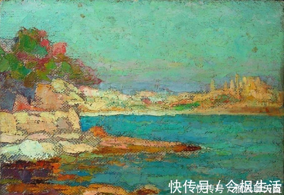 油画$俄罗斯印象派画家,康斯坦丁诺维奇加勒巴多夫,油画作品欣赏