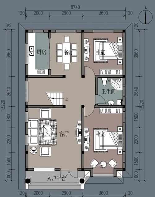 自建|农村自建二层小别墅，面宽8米多，5室1厅再加个院子，生活美美的