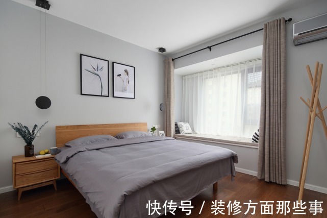 二居室|72平北欧风二居室，清新且美好的三口之家