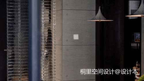 客厅|摩登玩味-新青年的现代酷宅