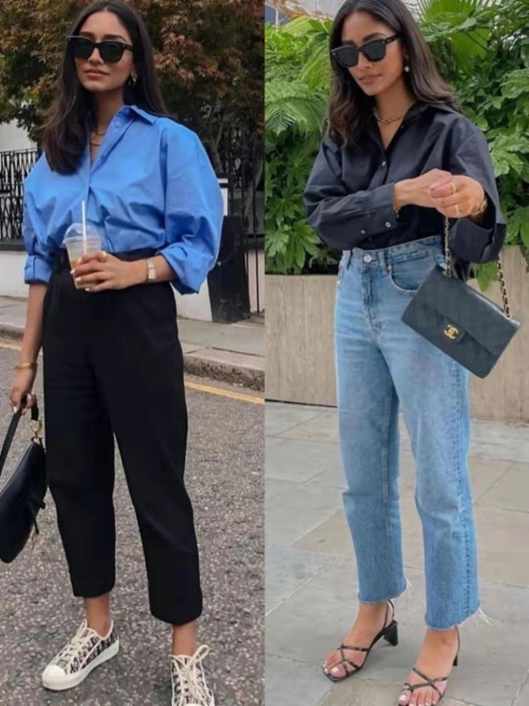 阔腿裤 ?阔腿裤过时了,今年秋天流行的是“九分裤”,青春时尚谁穿谁美