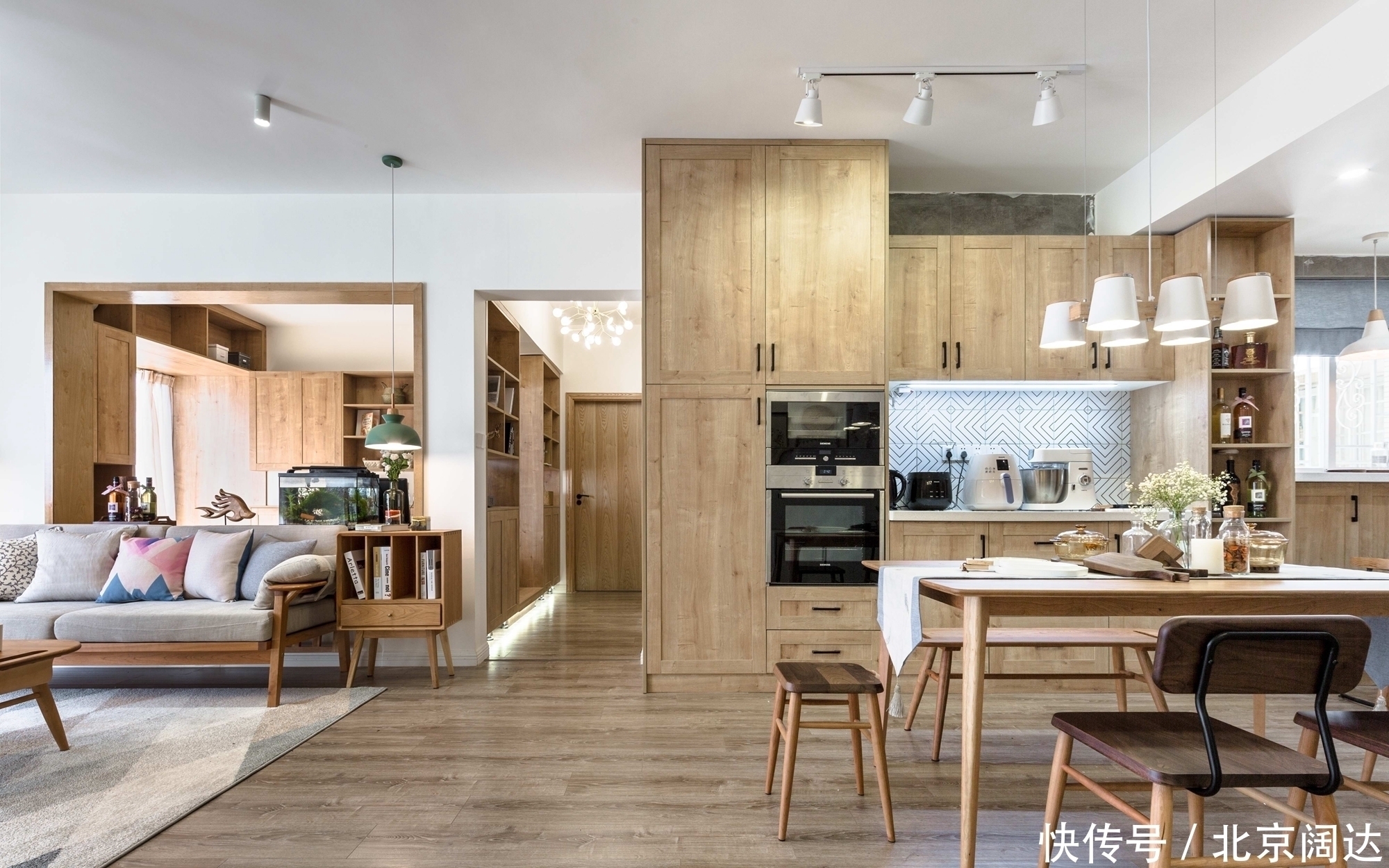 北欧风|120㎡日式北欧风,北欧空间与日式意境完美融合