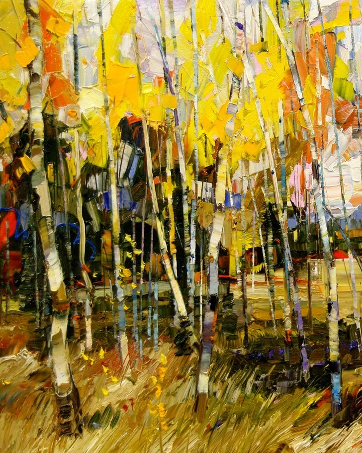 robert|这组小色块油画,色彩生动,美得令人目不暇接