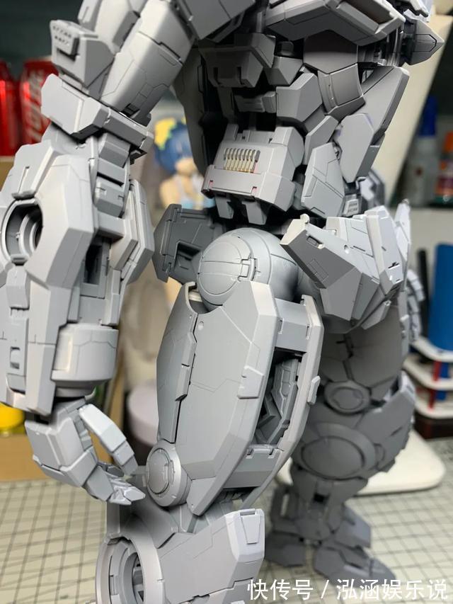 PG能天使|高达模型秀万代的PG能天使,作者超级认真