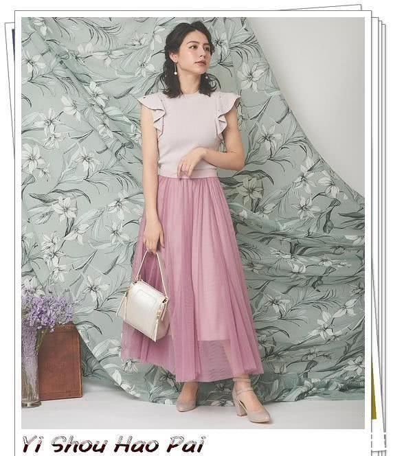 鞋子|夏季网纱裙的日系流行穿搭示范,看日本女人怎么给它配上衣和鞋子