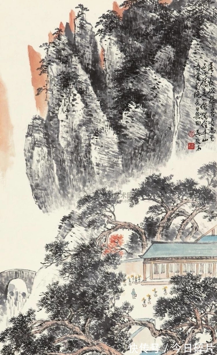 古不泥古#老画家的画|吴养木山水画