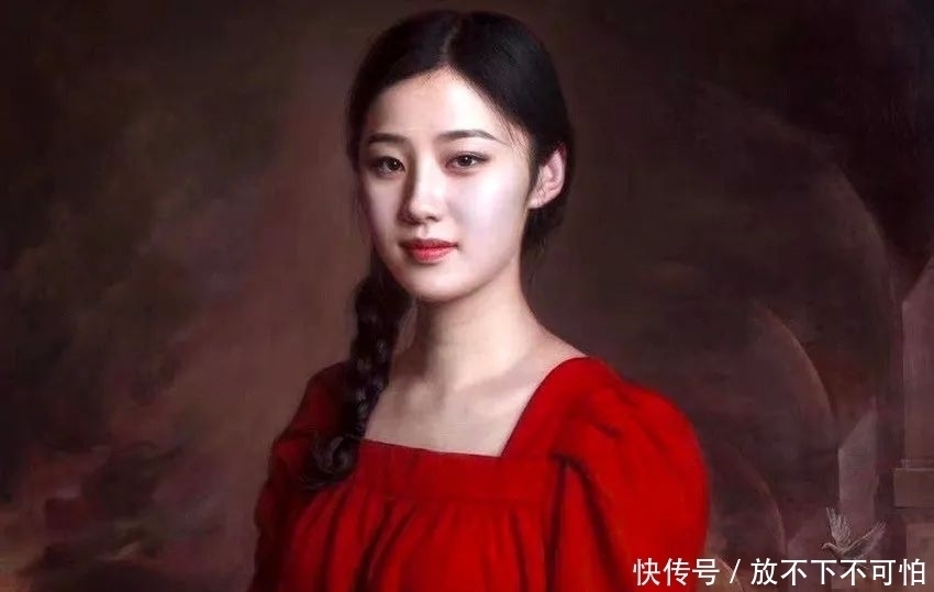 佳人巧笑兮,容华若桃李:油画人物艺术作品