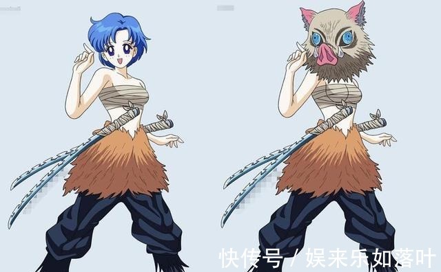 火野丽|美少女战士和鬼灭之刃联动月野兔版炭治郎超级可爱！