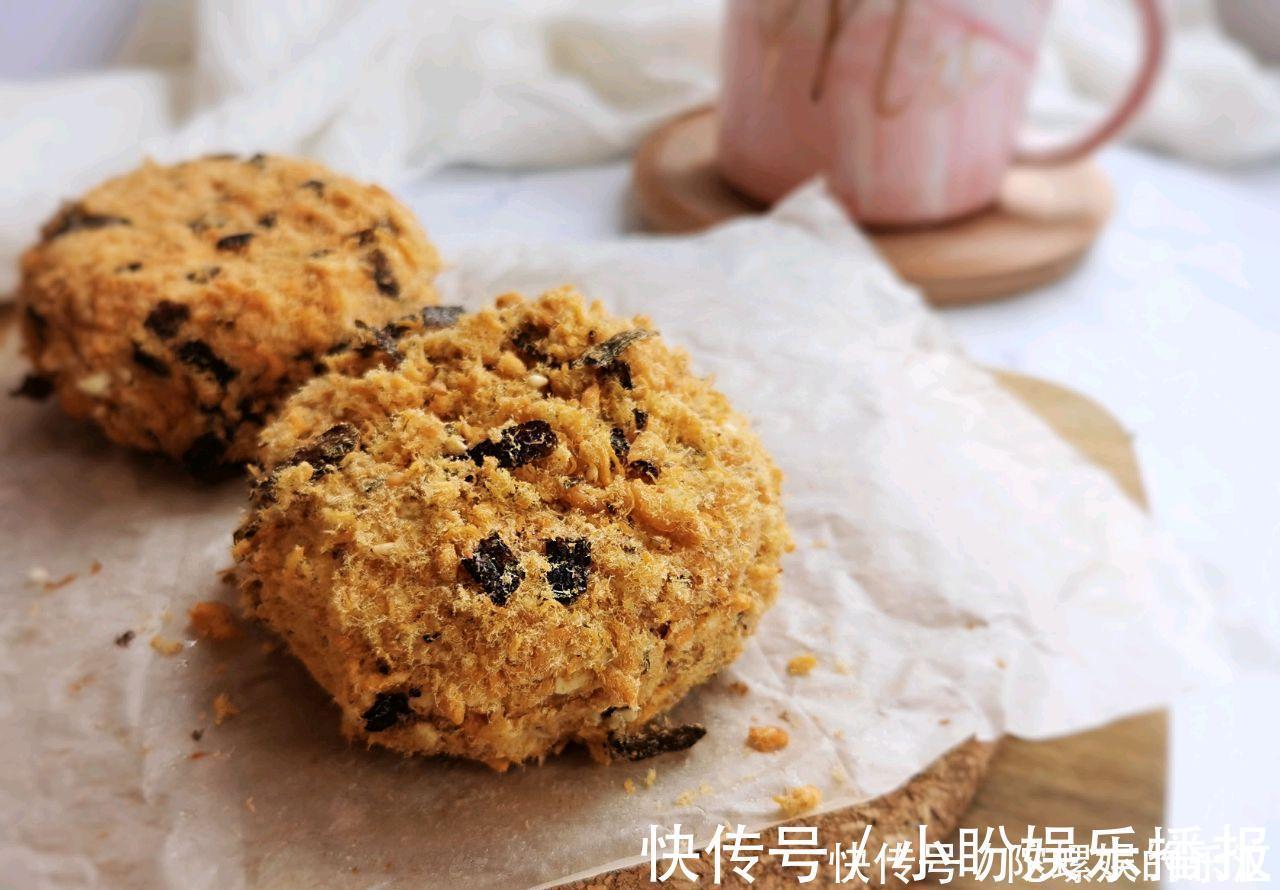 白砂糖|自己做的肉松小贝，满满的肉松，实惠又好吃