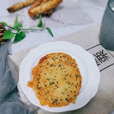 黑芝麻|无添加香脆蛋卷饼