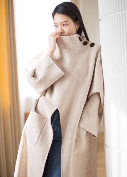 西装裤 “斗篷大衣”真的太好穿了,百搭遮肉又撩人,不入手就out了!