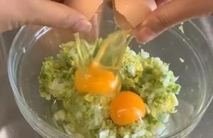 健康早餐菜谱,娃娃菜鸡蛋饼,简单美味营养,适合夏天,吃不够