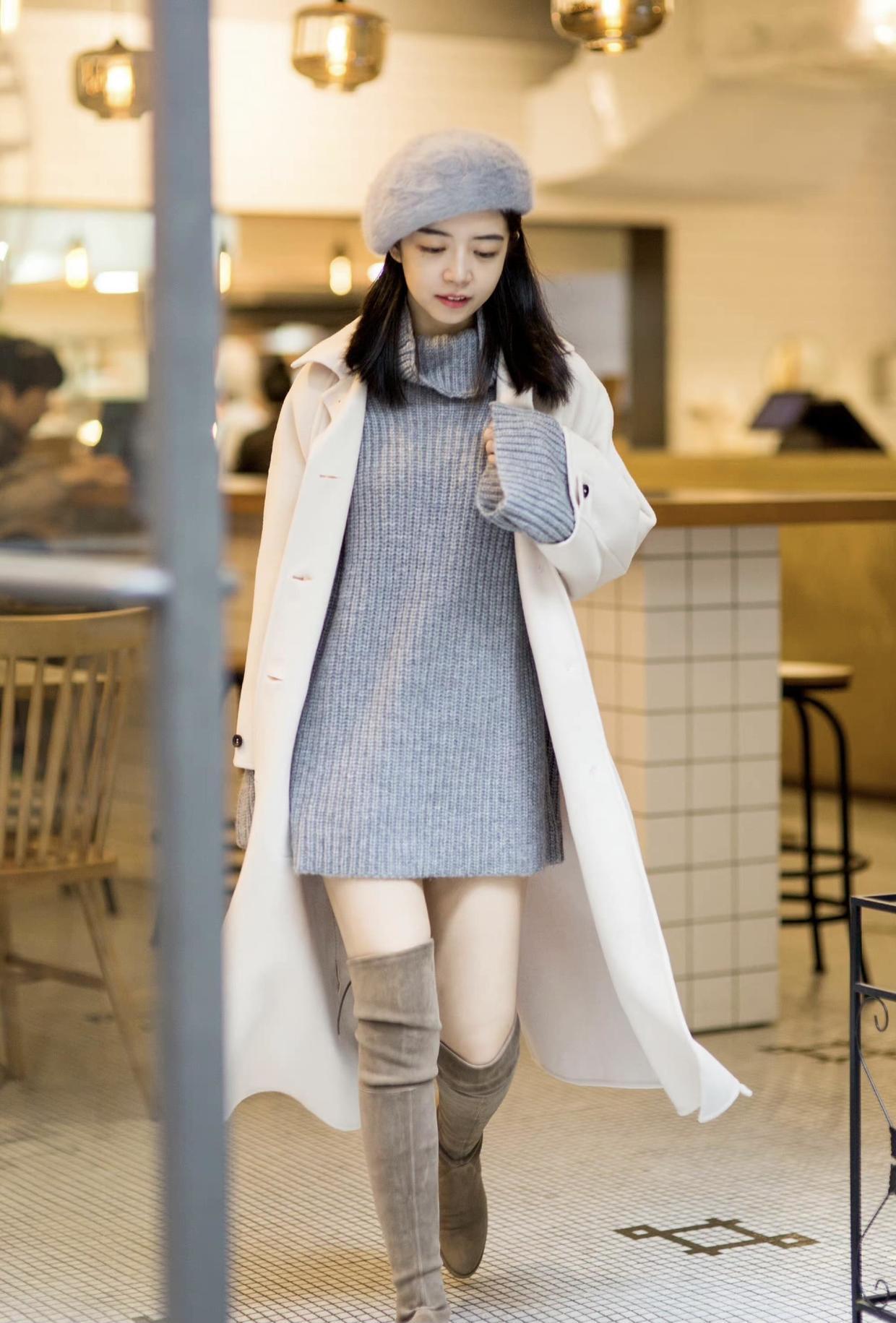 红与黑 降温后不要瞎打扮,瞧三木的“大衣”穿搭,入冬这么搭优雅又好看