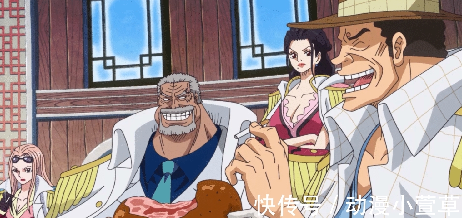 海军总部|《海贼王》卡普被奉为海军英雄，为何晚辈桃兔却直呼他小卡普？