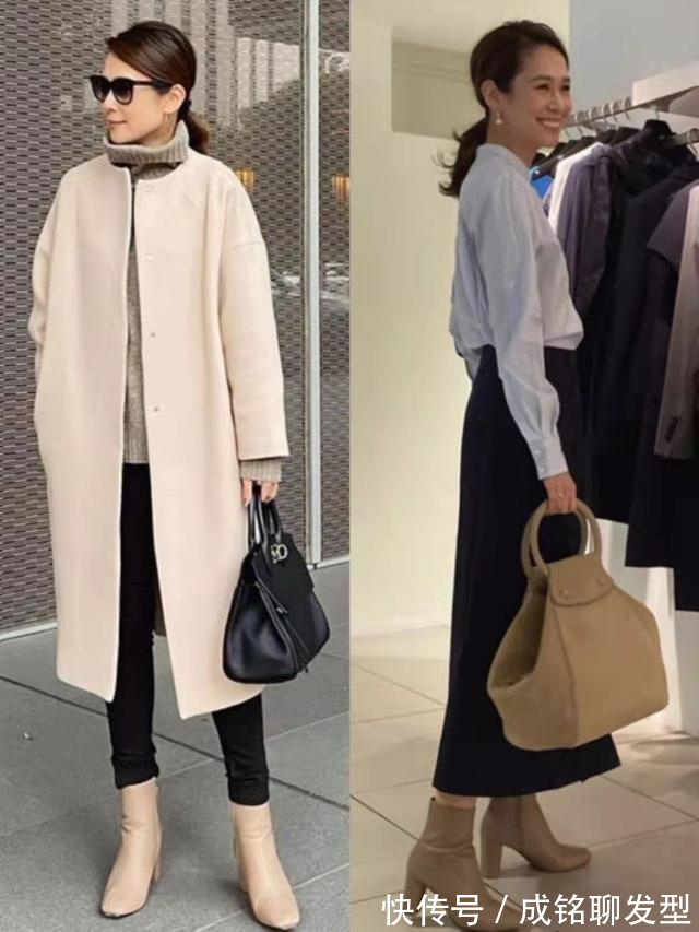 减龄 50岁女人别总穿运动鞋,学学这位大龄博主的短靴搭配,时髦又减龄