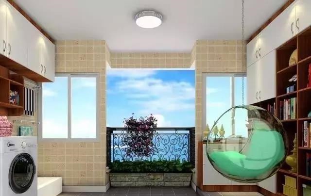 吊柜|老公只是把阳台这样一改,瞬间多出一间半房,真是太聪明了