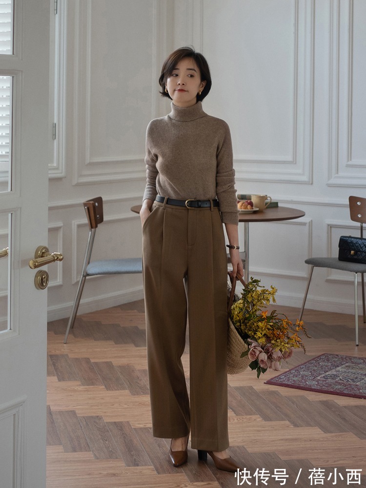 下图|今年冬天入手这3条裤子,搭配起来显瘦又显高,轻松拥有超模范