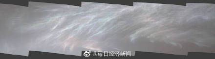 珠母云 NASA在火星拍到彩虹云，肉眼也能看到