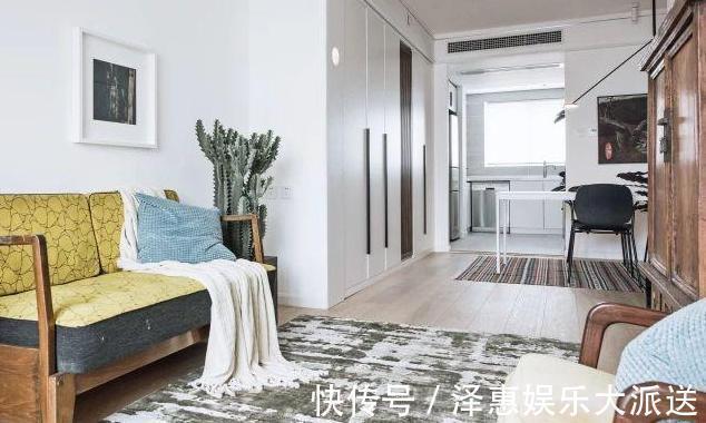 装饰|55㎡现代简约风装出大户型的“态度”,坐拥美爆厨房、独立浴缸