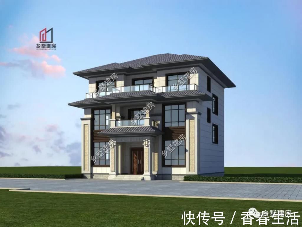 别墅|三层新品中式，结合现代设计，建造一栋，您绝对不后悔