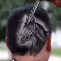 |搞笑GIF:妹子,你是站的时间太久了吗?,站的膝盖都疼了。