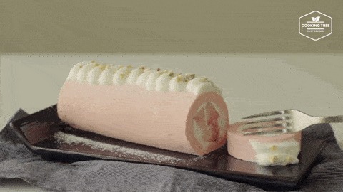 韩国|韩国一夜爆红最美奶油卷超抢镜,粉桃奶油必须get