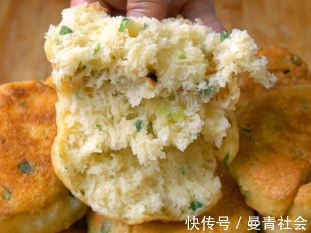 椒盐|不揉面也能烙饼，用筷子简单一搅，像面包一样松软，全程手不沾面