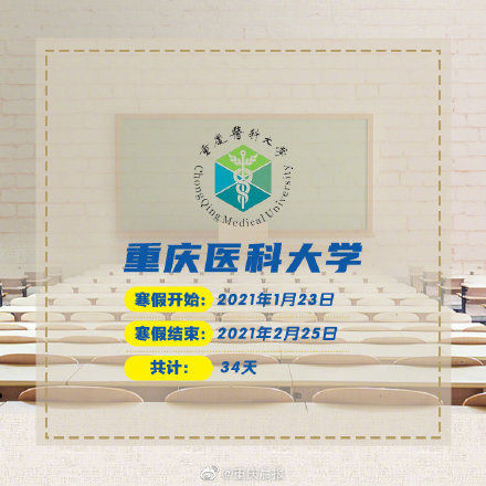 公布|大喊一声“羡慕”！重庆高校寒假时间公布 最长47天