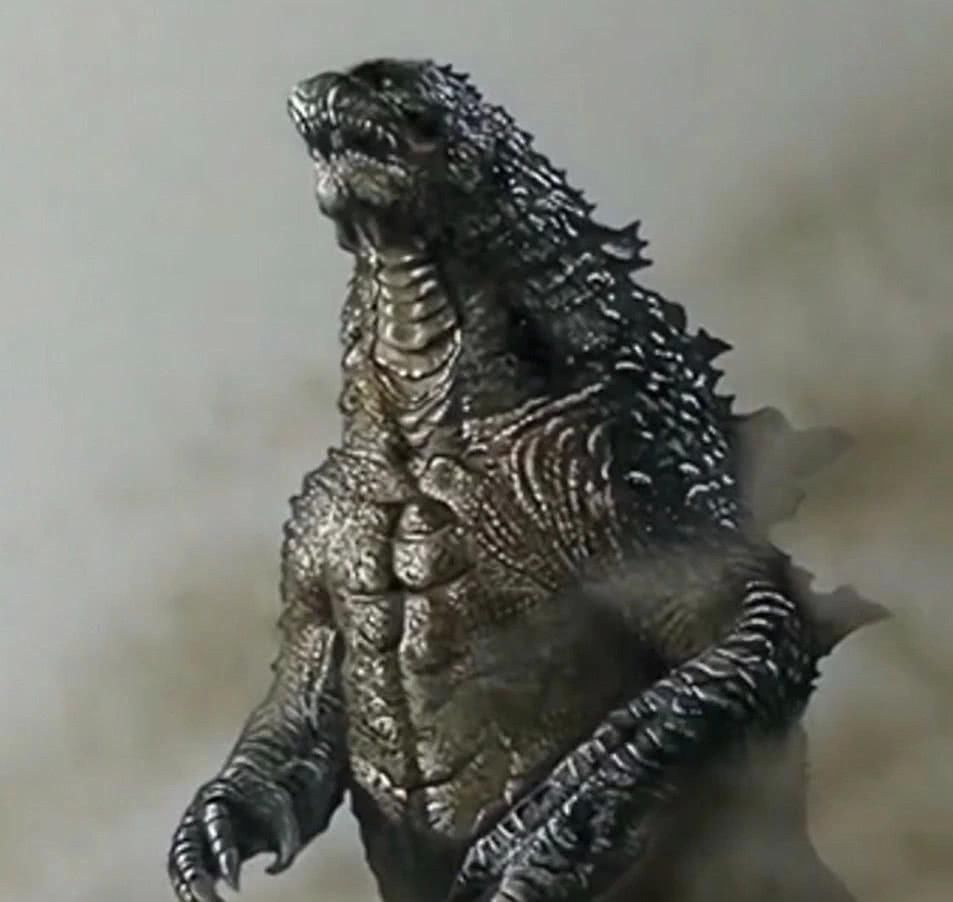 栩栩如生$美术生画哥斯拉,成品简直栩栩如生,网友:这不是打印的