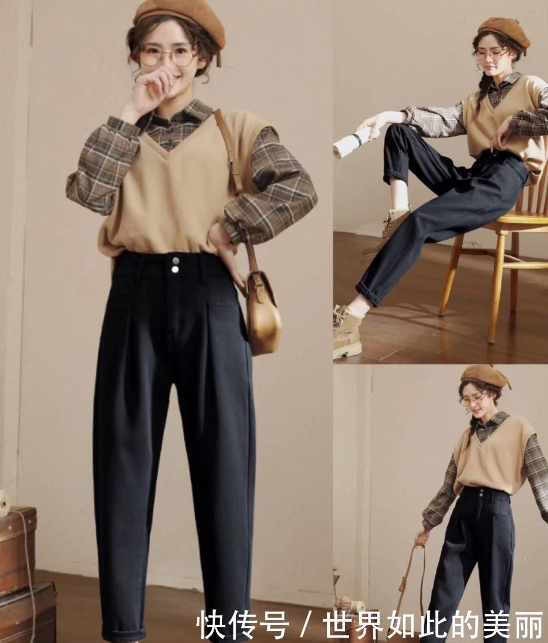 毛衣|九分裤是小个子的身高利器,搭配好很重要,你学会了么