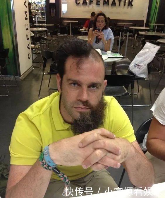 后脑勺|这外国人的奇葩发型，肚子都笑破了皮！哈哈哈哈哈哈！