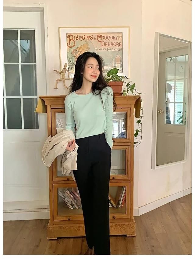 繁简 冬天需要有一条奶奶裤,学会挑选与搭配,小个子也能驾驭!