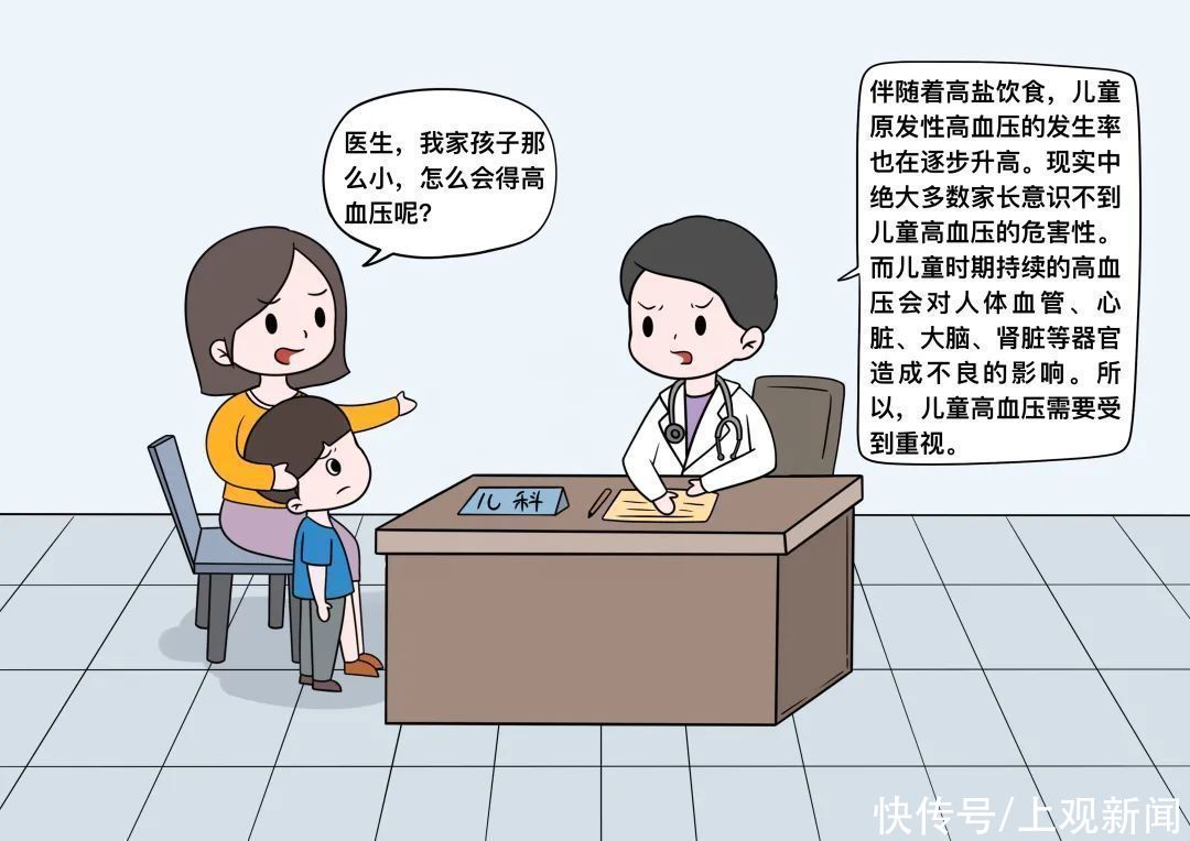 高血压|小朋友是不会得高血压的？