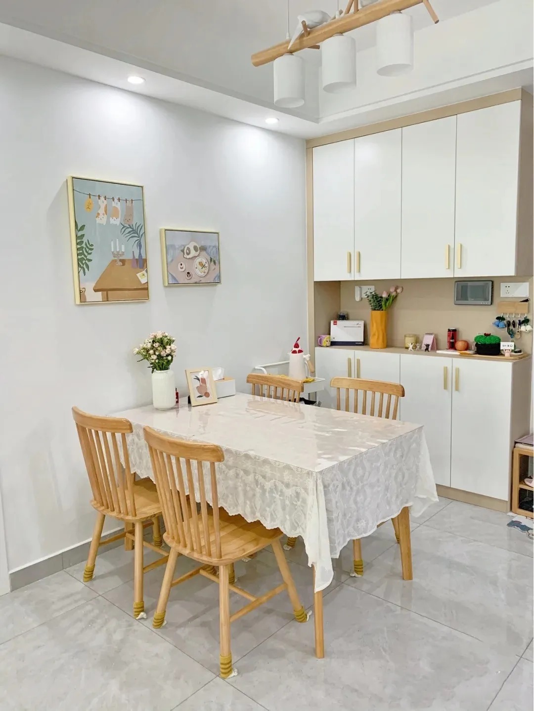 吊顶|78平米小户型,面积不大,却很舒适温馨,满满的烟火气息